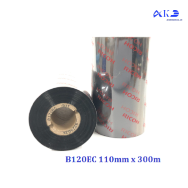 RICOH B120EC  Ruy băng mực in mã vạch Resin  110mm x 300m