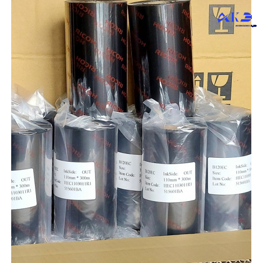RICOH B120EC  Ruy băng mực in mã vạch Resin  110mm x 300m