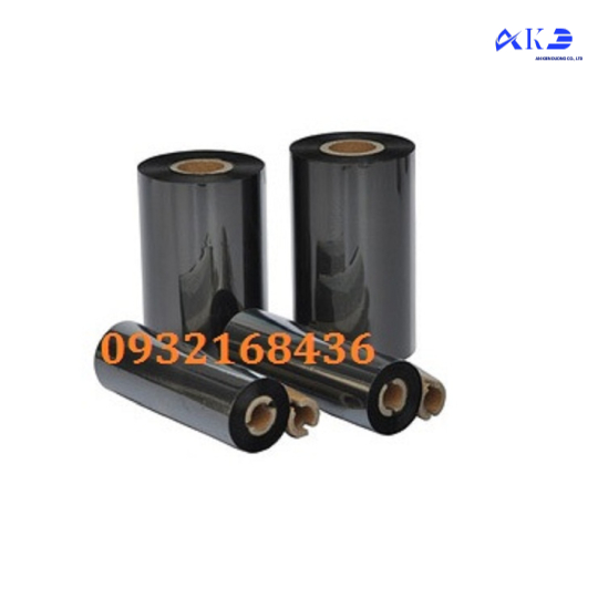 Wax Premium Ruy băng mực in mã vạch 110mm x 300m